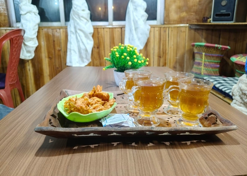 Food at mountain