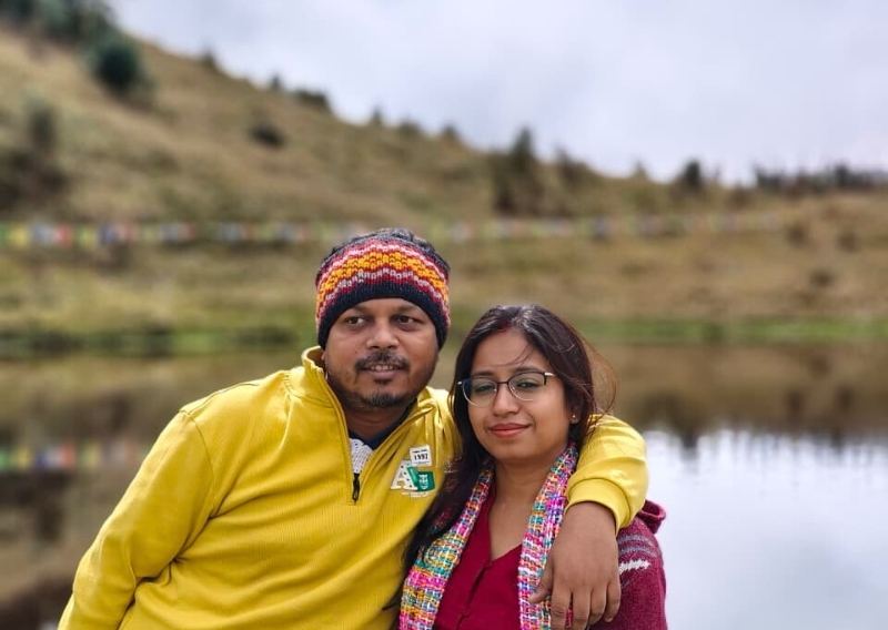 Couple at Sandakphu