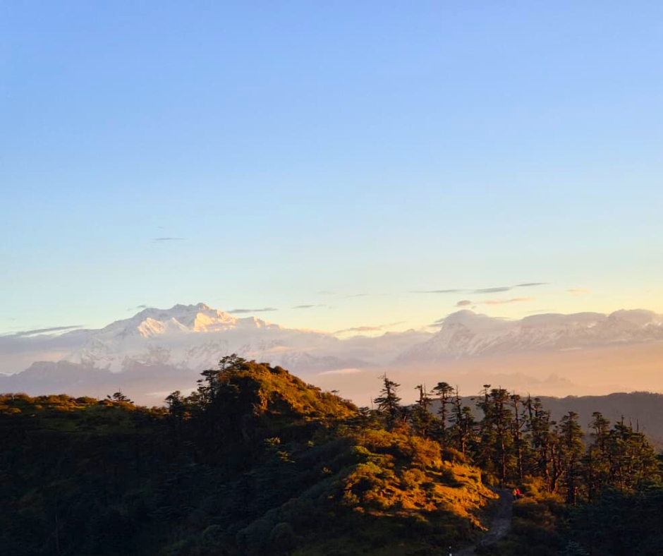 Sleeping budda range Morning time