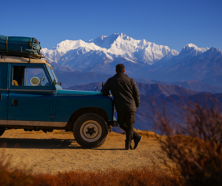 Land Rover and Kanchanjungha