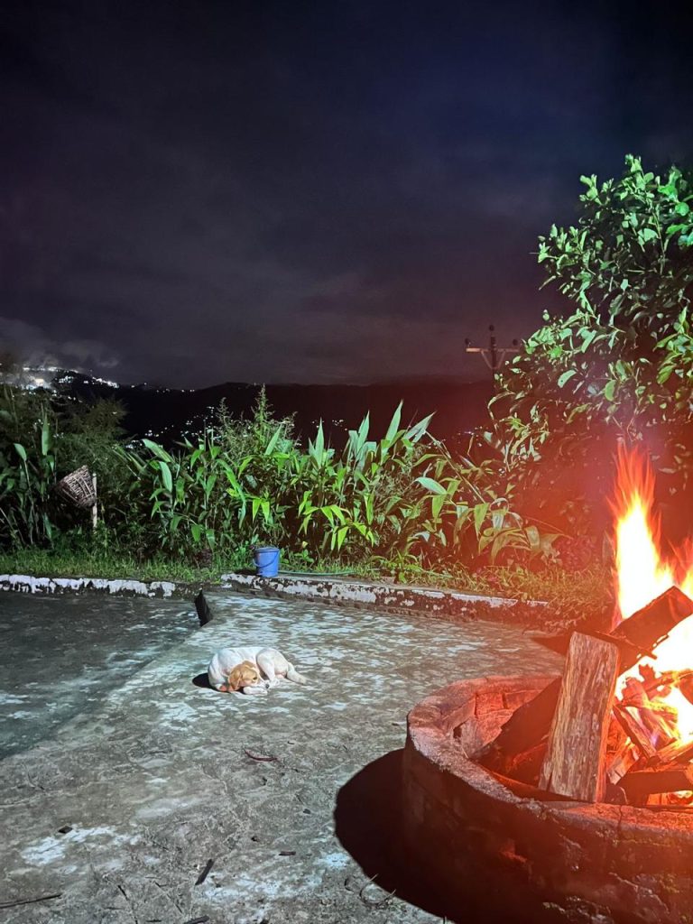 Campfire at Bijanbari