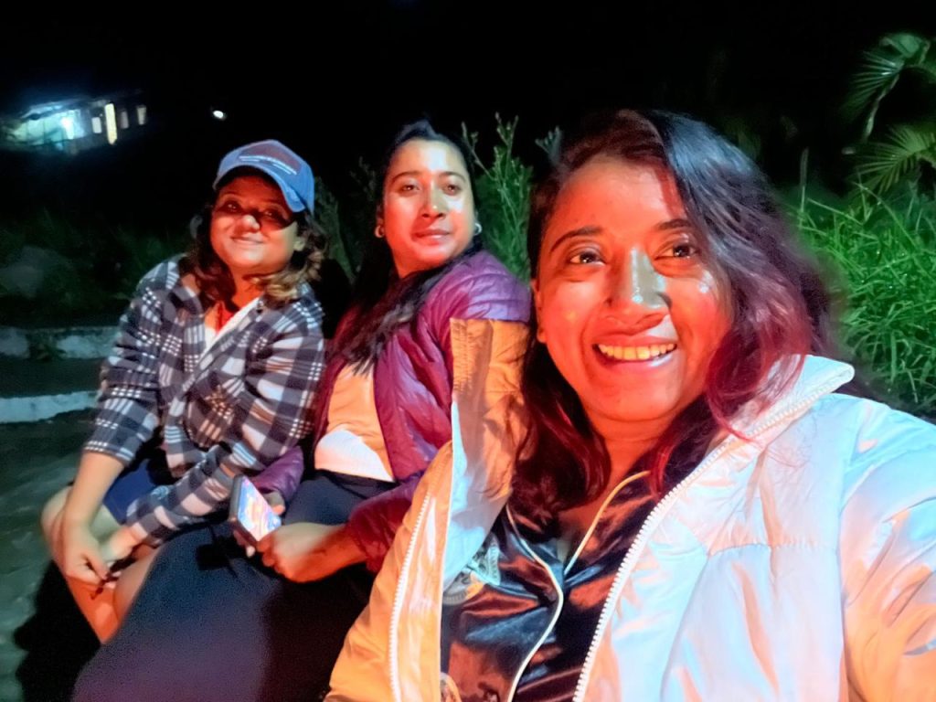 Campfire time Selfie