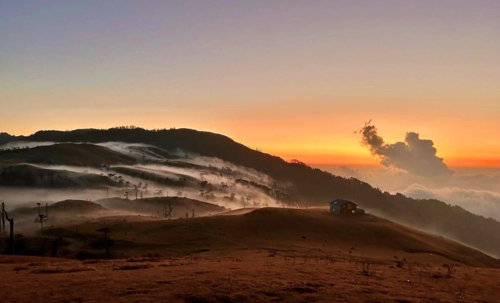 Cloud view from valley